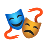 🎭 Performing Arts Emoji on Icons8