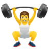 🏋️ Person Lifting Weights Emoji on Icons8