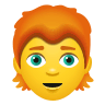 🧑‍🦰 Person: Red Hair Emoji on Icons8
