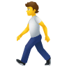 🚶 Person Walking Emoji on Icons8