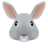 🐰 Rabbit Face Emoji on Icons8