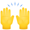 🙌 Raising Hands Emoji on Icons8