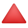 Red Triangle Pointed Up on Icons8