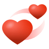 Revolving Hearts on Icons8