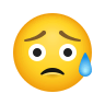 Sad But Relieved Face on Icons8