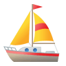 ⛵ Sailboat Emoji on Icons8