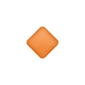 Small Orange Diamond on Icons8