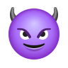 😈 Smiling Face With Horns Emoji on Icons8