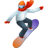 🏂 Snowboarder Emoji on Icons8