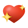💖 Sparkling Heart Emoji on Icons8