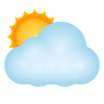Sun Behind Cloud on Icons8