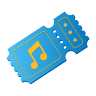 Ticket on Icons8