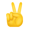 ✌️ Victory Hand Emoji on Icons8