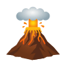 🌋 Volcano Emoji on Icons8