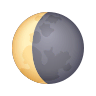 Waning Crescent Moon on Icons8