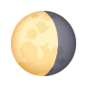 🌖 Waning Gibbous Moon Emoji on Icons8