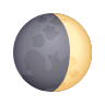 Waxing Crescent Moon on Icons8