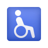 ♿ Wheelchair Symbol Emoji on Icons8