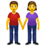 Woman And Man Holding Hands on Icons8