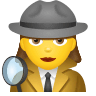 🕵️‍♀️ Woman Detective Emoji on Icons8
