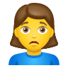 🙍‍♀️ Woman Frowning Emoji on Icons8