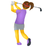 🏌️‍♀️ Woman Golfing Emoji on Icons8