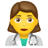 👩‍⚕️ ️Woman Health Worker Emoji on Icons8