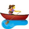 🚣‍♀️ Woman Rowing Boat Emoji on Icons8
