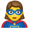 🦸‍♀️ Woman Superhero Emoji on Icons8