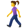 Woman Walking on Icons8