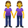 👭 Women Holding Hands Emoji on Icons8