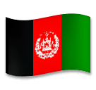 Флаг Афганистана Эмодзи на телефонах LG