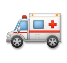 Ambulance Emoji on LG Phones