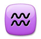 ♒ Wassermann (Sternzeichen) Emoji auf LG