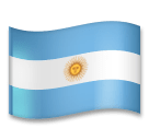Flagge von Argentinien on LG