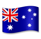 Флаг Австралии Эмодзи на телефонах LG