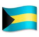 Флаг Багамских островов Эмодзи на телефонах LG