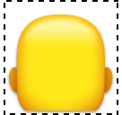 🦲 Glatze Emoji auf LG