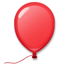 Воздушный шарик Эмодзи на телефонах LG