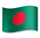 Flagge von Bangladesch Emoji LG