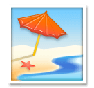 Beach With Umbrella on LG