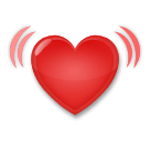 Corazón latiendo Emoji LG