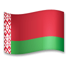Bandeira da Bielorrússia Emoji LG