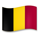 Bandera de Bélgica Emoji LG