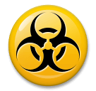 ☣️ Simbolo del rischio biologico Emoji su LG
