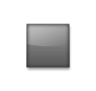 Cuadrado negro mediano pequeño Emoji LG