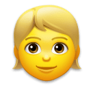 Person: Blond Hair Emoji on LG Phones