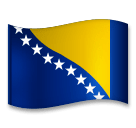 Flagge von Bosnien und Herzegowina on LG