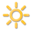 Símbolo de nivel de brillo alto Emoji LG