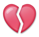 💔 Coração partido Emoji nos LG
